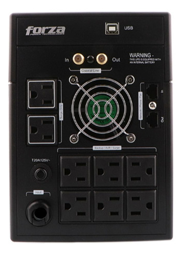 Ups Interactiva Forza Fx-2200lcd 2200va/1200w 8 Tomas ±81min