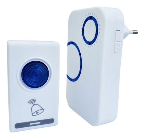 Campainha Residencial De Tomada Wireless Sem Fio 32 Toques