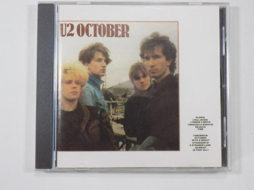 U2 October Cd México Pop Rock 1990