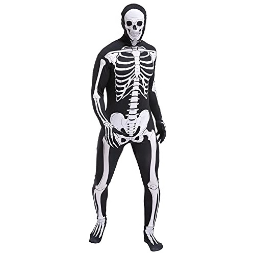 Disfraz De Hombre Esqueleto Halloween Capucha Adultos, ...