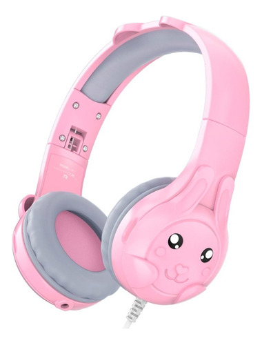 Audífonos Diademas 3.5mm Kids Pink S31