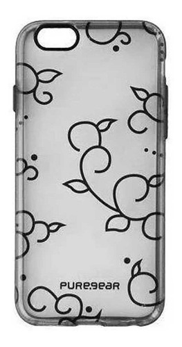 . Funda Puregear Motif Para iPhone 6 Y 6s Transp Hojas