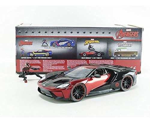 Marvel 1:24 2017 Ford Gt Die-cast Car Con 2.75  Miles Morale