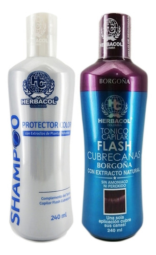 Herbacol Shampoo + Cubrecanas Borgoña