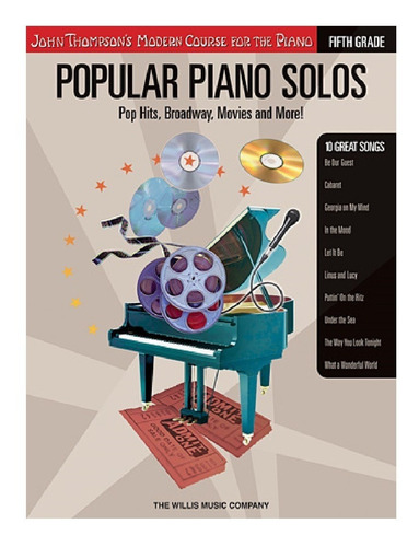 Popular Piano Solos: Pop Hits, Broadway, Movies And More V.5