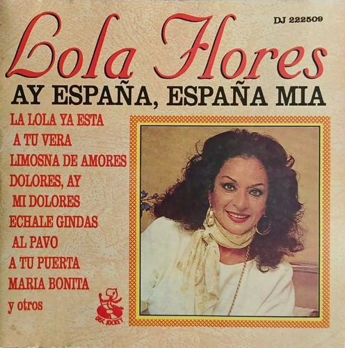 Lola Flores Cd Ay España España Mia Impecable 