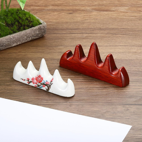Estuche De Cerámica Para Pinceles De Caligrafía China, Blanc