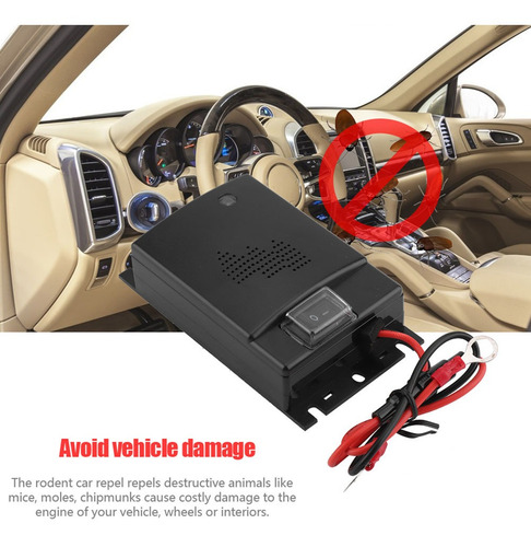12 V Coche Rata Roedor Ultrasónico Repelente Vehículo Pers