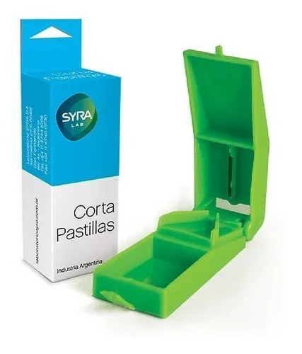 Corta Pastillas Syra Con Compartimento Porta Pastillas