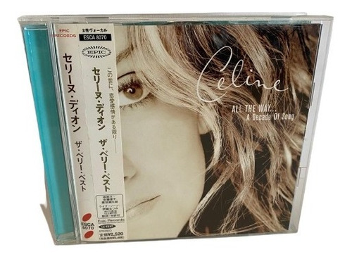 Celine*  All The Way... A Decade Of Song Cd Jap Obi Usado