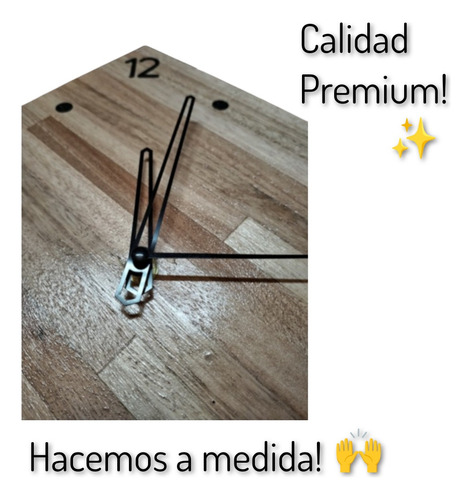 Reloj De Madera, Reloj A Medida, Reloj De Pared