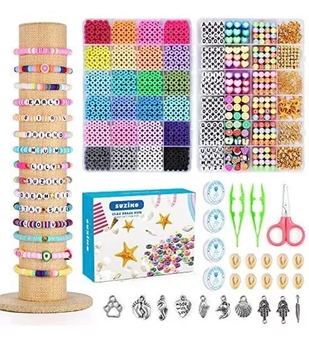 Kit Mostacillas Dulzod Para Pulseras 3000 U