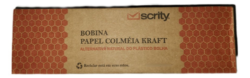 Bobina Papel Colmena Kraft Natural