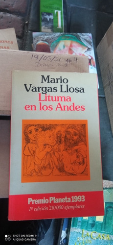 Libro Lituma En Los Andes. Mario Vargas Llosa