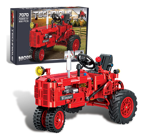 A Xinao Toys Bloques De Construcción Clásicos 1/12 Tractor