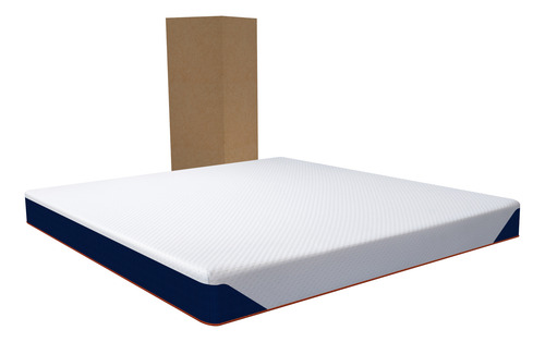Colchon King Size Basic Recovery Memory Foam Drjoohn 18 Cm Blanco