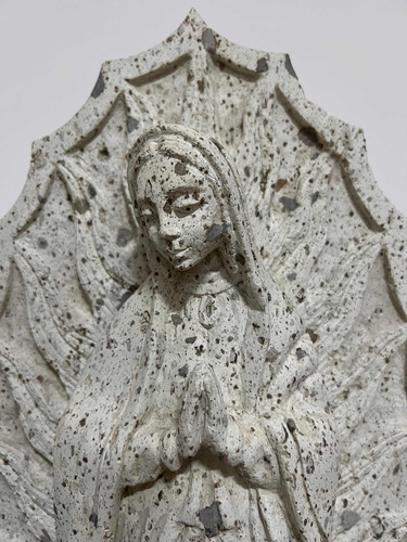 Virgen De Guadalupe En Cantera Blanca