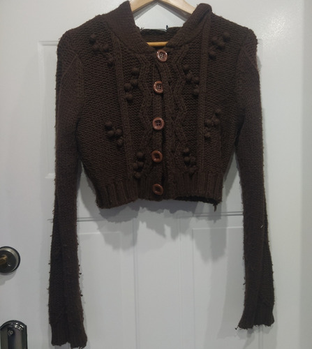 Sweater Tipo Crop Top Tejido De Dama Talla M, Usado