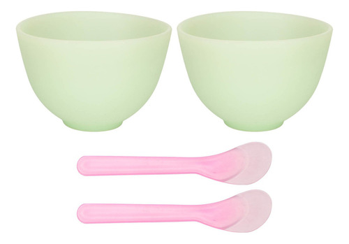 Aplicador De Mascarillas Faciales Facial Bowl, Juego De 2 Un