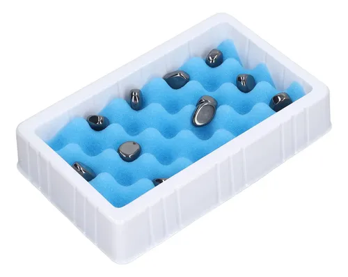 Juego De Ajedrez Magnético De Viaje, Tablero De Piedra Magnética Portátil, Incluye 20 Imanes, Bolsa De Almacenamiento Y Cuerda
