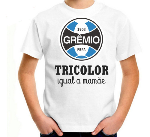 Camiseta Infantil Roupa Criança Grêmio Tricolor Mãe
