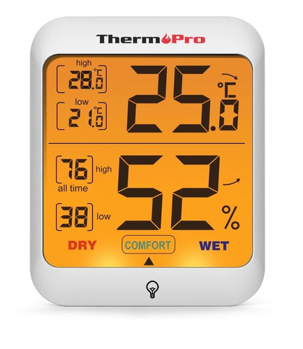 Thermopro Tp53 Indicador Nivel Humedad Higrómetro Envioya