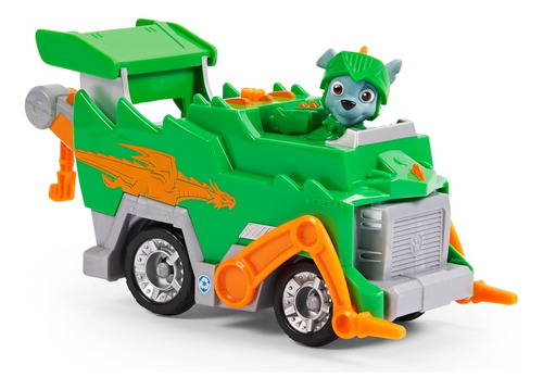 Paw Patrol - Rescue Knights Rocky Transforming Toy Car 