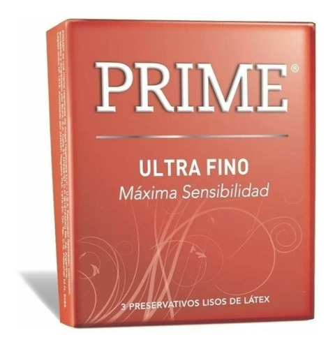Prime Preservativo Ultrafino Pack X 3 Unidades