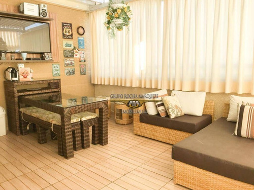 Imagem 3 de 30 de Cobertura Com 3 Dormitórios À Venda, 122 M² Por R$ 900.000,00 - Tatuapé - São Paulo/sp - Co0051