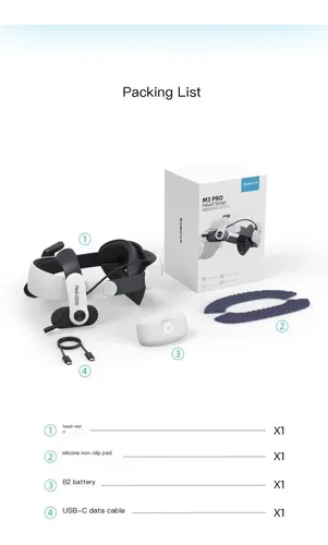 Compatible Meta Quest 3/3s M3 Pro Headstrap Magnético Q