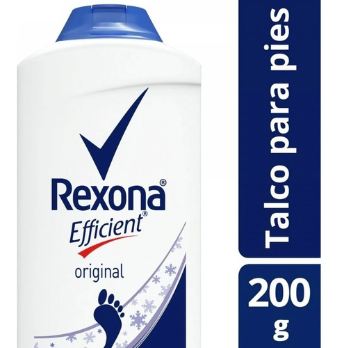 Rexona Talco Polvo Original Para Pies Efficient 200 Gr