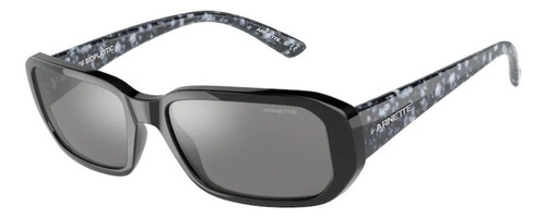 Óculos De Sol Arnette Gringo An4265-2795/6g 55 Cor Preto Cor da armação Preta Cor da haste Preto Cor da lente Cinza Espelhado Desenho Retangular