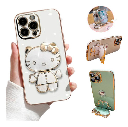 Funda Con Espejo Hello Kitty Retouch Para iPhone