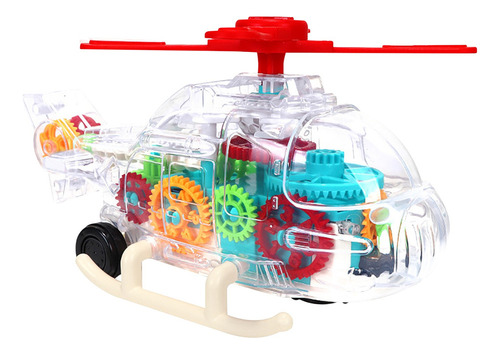 Helicóptero De Juguete Transparente Para Niños Pequeños Heli