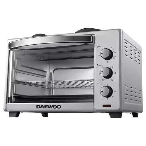 Horno Electrico Daewoo Dw-7004ca 70 Con Anafe Silver 49 Ltu