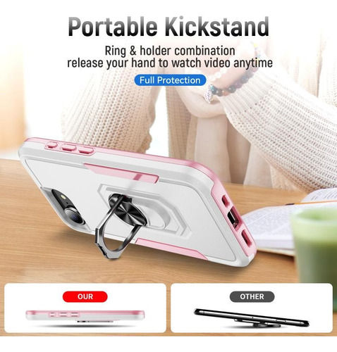 Funda Pc + Tpu Resistente A Caídas Para iPhone 16e