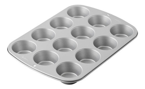 Molde Para Cupcakes 12 Cavidades Recipe Righ Wilton Color Gris