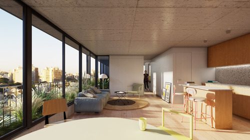 Venta Apartamento Monoambiente Con Terraza En Punta Carretas