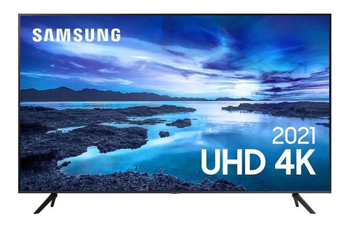 Imagem 1 de 7 de Smart Tv 60  Samsung 4k Uhd Alexa Built In Un60au7700gxzd