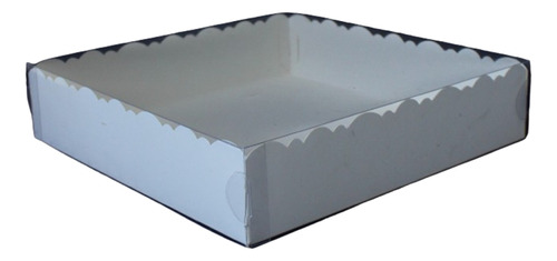 Caja Para Cookies - Tapa Visor- 20x20x4.5 - Pack X 10