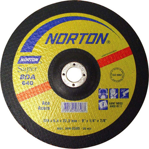 Disco Desbaste Norton Super Bda 640 (230x6,4x22,23mm)