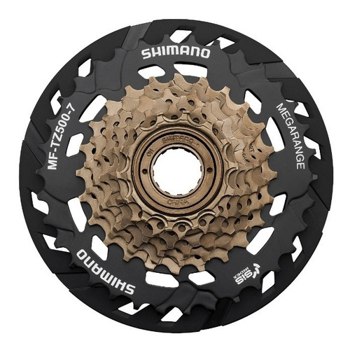 Ratchet Shimano Megarange Tz500 7 V 14-34d Con Protector