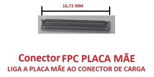 Imagem 3 de 8 de Conector Fpc Placa Mãe Samsung A31 A51 A70 A71 A80 A30s A40