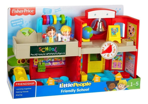 Fisher Price Little People Escuela Aprende Y Diviertete