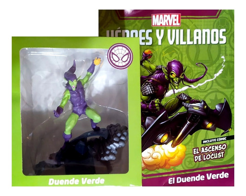 Coleccion Héroes Y Villanos Marvel + Figura N°2 Duende V 