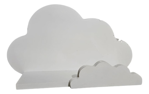 Repisa De Madera Diseño De Nube Decoración Infantil Cuentos