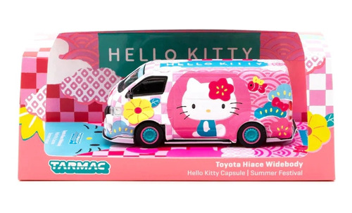 Toyota Hiace Escala 1:64  Hello Kitty Excelente Calidad
