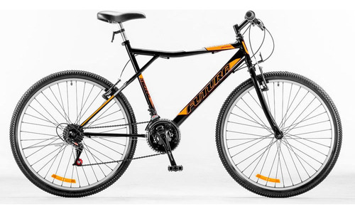 Bicicleta Mountain Bike Rodado 26  Futura Negra Y Naranja