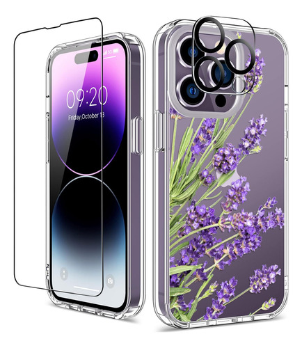 Funda Giika Para iPhone 14 Pro Max C/cam Pant Lavender