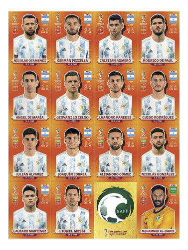 Álbum + Figuritas Mundial Qatar 2022 (digital) Imprimir Pdf